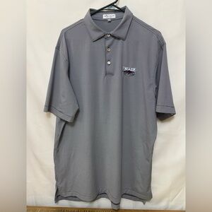 Peter Millar FAU Summer‎ Comfort Golf Polo Shirt Size Large